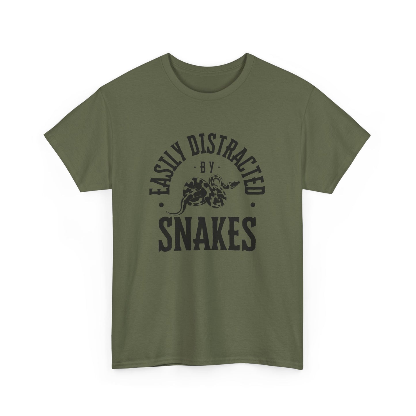 Snake Lover T-Shirt - Easily Distracted by Snakes