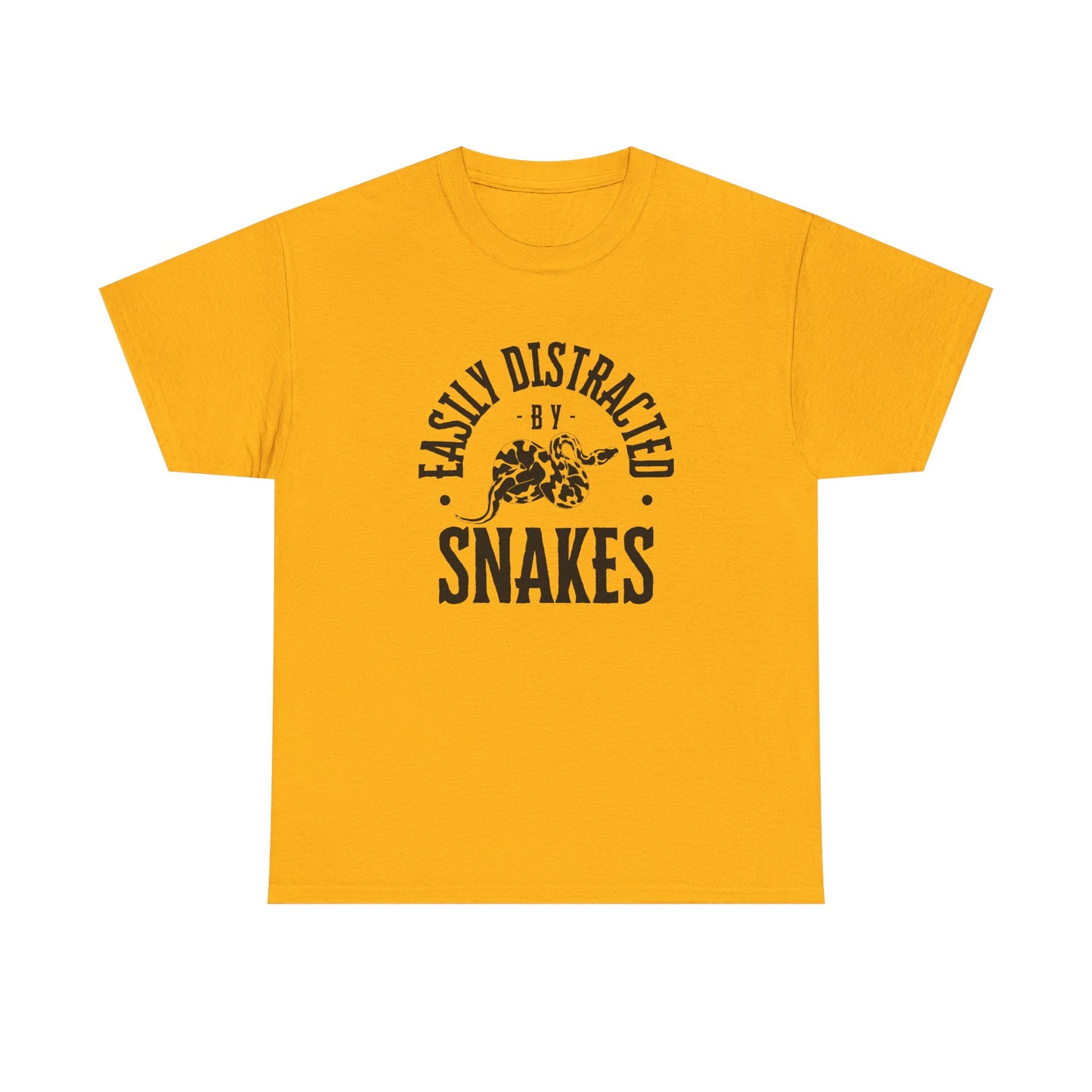 Snake Lover T-Shirt - Easily Distracted by Snakes