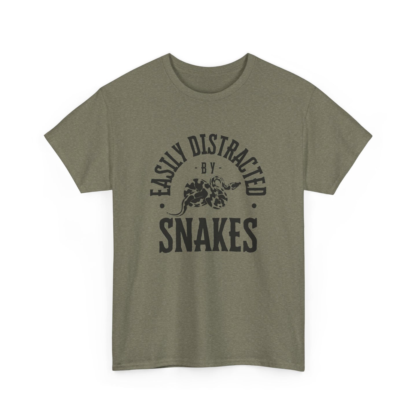Snake Lover T-Shirt - Easily Distracted by Snakes