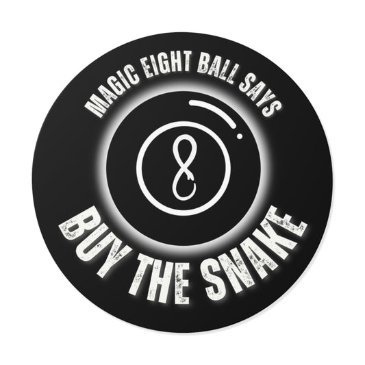 Magic 8 Ball Round Vinyl Stickers