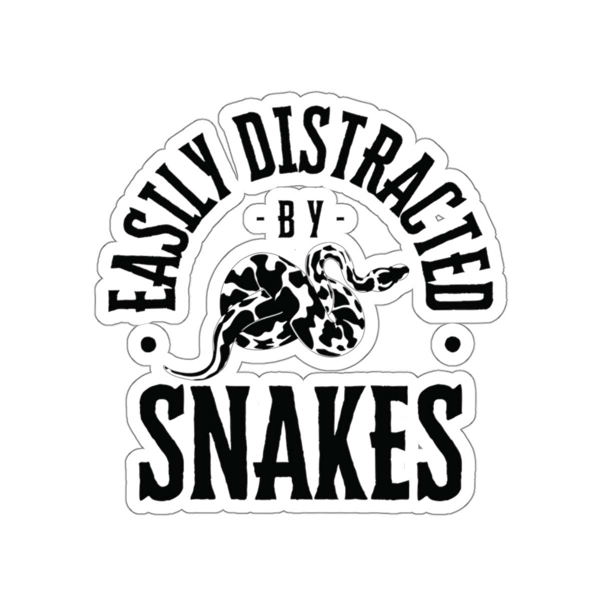 Easily Distracted by Snakes - Stickers